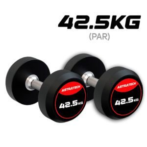 Par de Dumbbell Halter Emborrachado 42.5KG