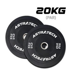 Par de Anilhas Olímpicas Bumper 20KG Cross