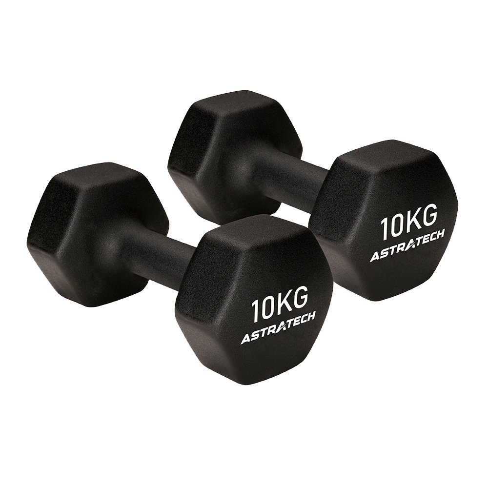 10kg Par de Dumbbell Sextavado Texturizado 10KG