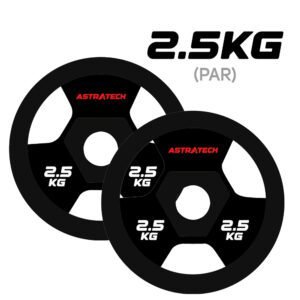 Kit de Anilhas Emborrachadas 2.5KG (Par)